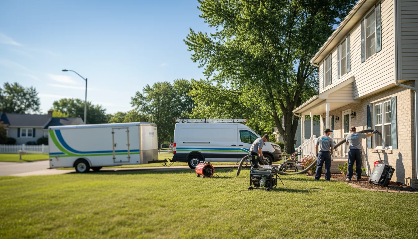 Flooded Basement Restoration And Cleanup With Repair in Mikado, MI near me